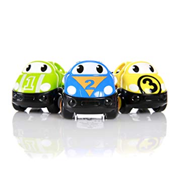 Oball 3 Piece Go Grippers Vehicles, Race Car-3 pack