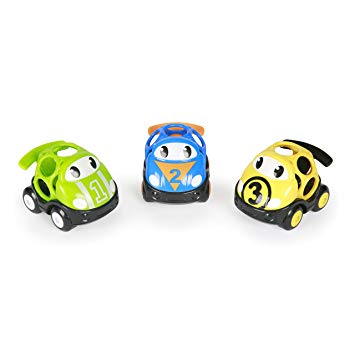 Oball 3 Piece Go Grippers Vehicles, Race Car-3 pack